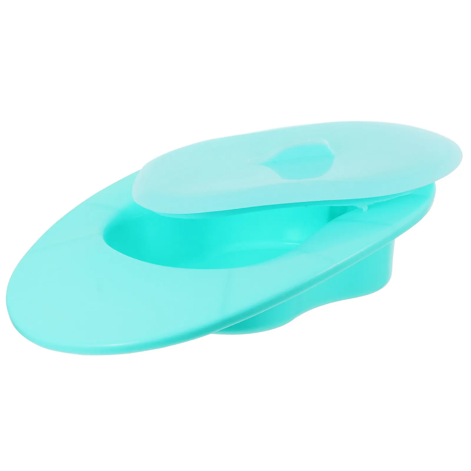 

Heavy Duty Light Green Bed Pan with Lid Comfortable Bed Pans for Elderly Men Women Bedridden Patients Hospital Nursing Home
