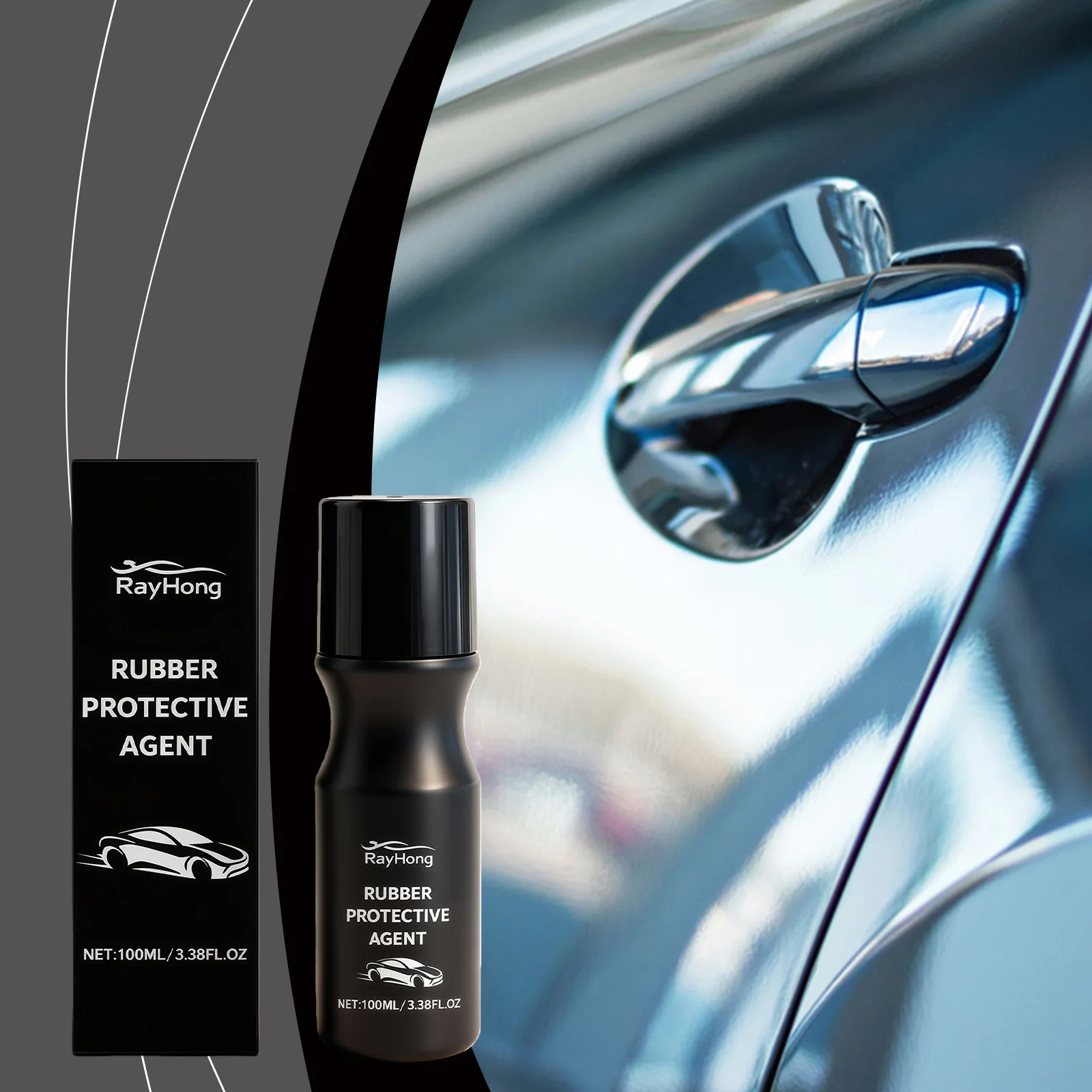 

Automotive Rubber Lubricant Spray - Care Restoration Softening Protect Seals Prevent Aging Extend Lifespan Convenient Use