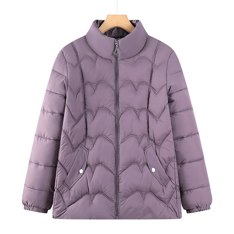 

Теплая утолщенная короткая хлопковая куртка с воротником-стойкой, свободное женское осенне-зимнее модное универсальное хлопковое пальто