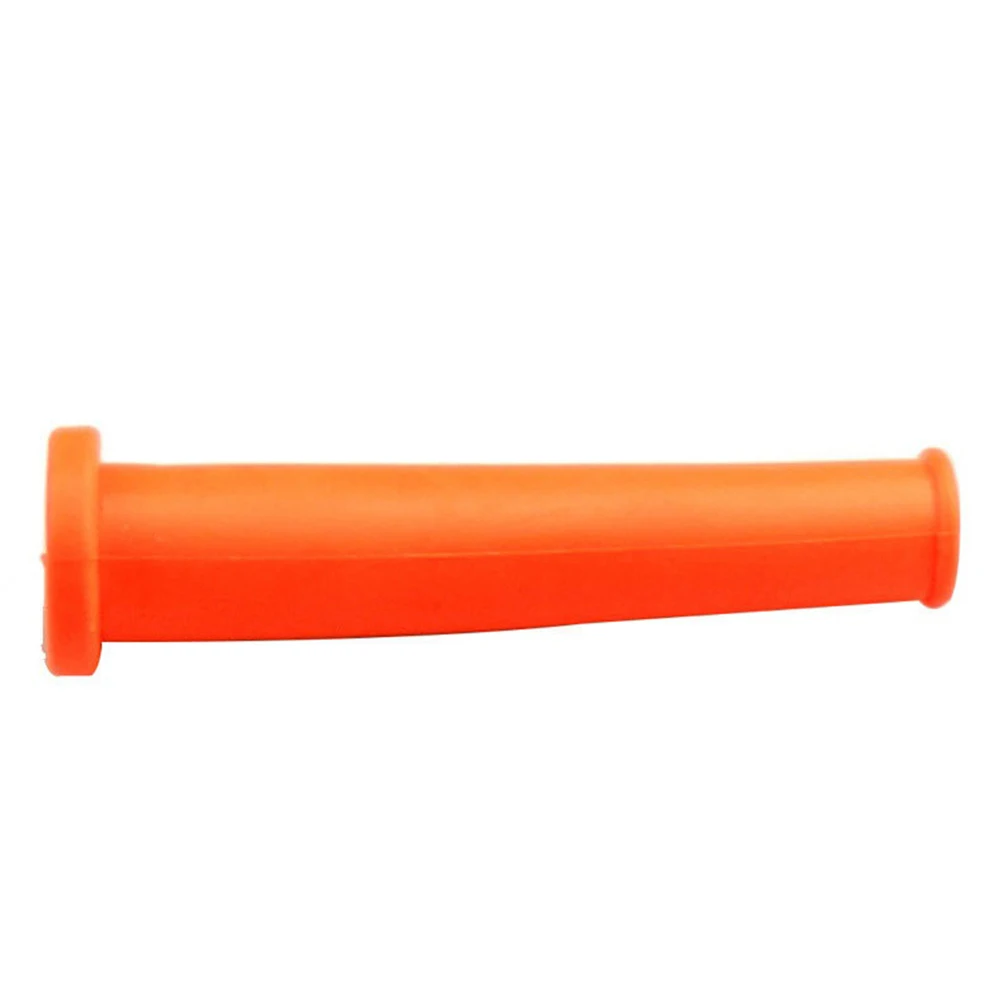 5 Pcs สีส้มยางป้องกันสาย Boot Cover ป้องกันสำหรับลูกหมูแท่นชาร์จแบตเตอรี่สายอุปกรณ์เสริม
