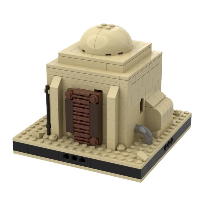 Star Movies Model MOC Building Bricks Base militare Desert Houses tecnologia modulare regali vacanze assemblare giocattoli per bambini vestito