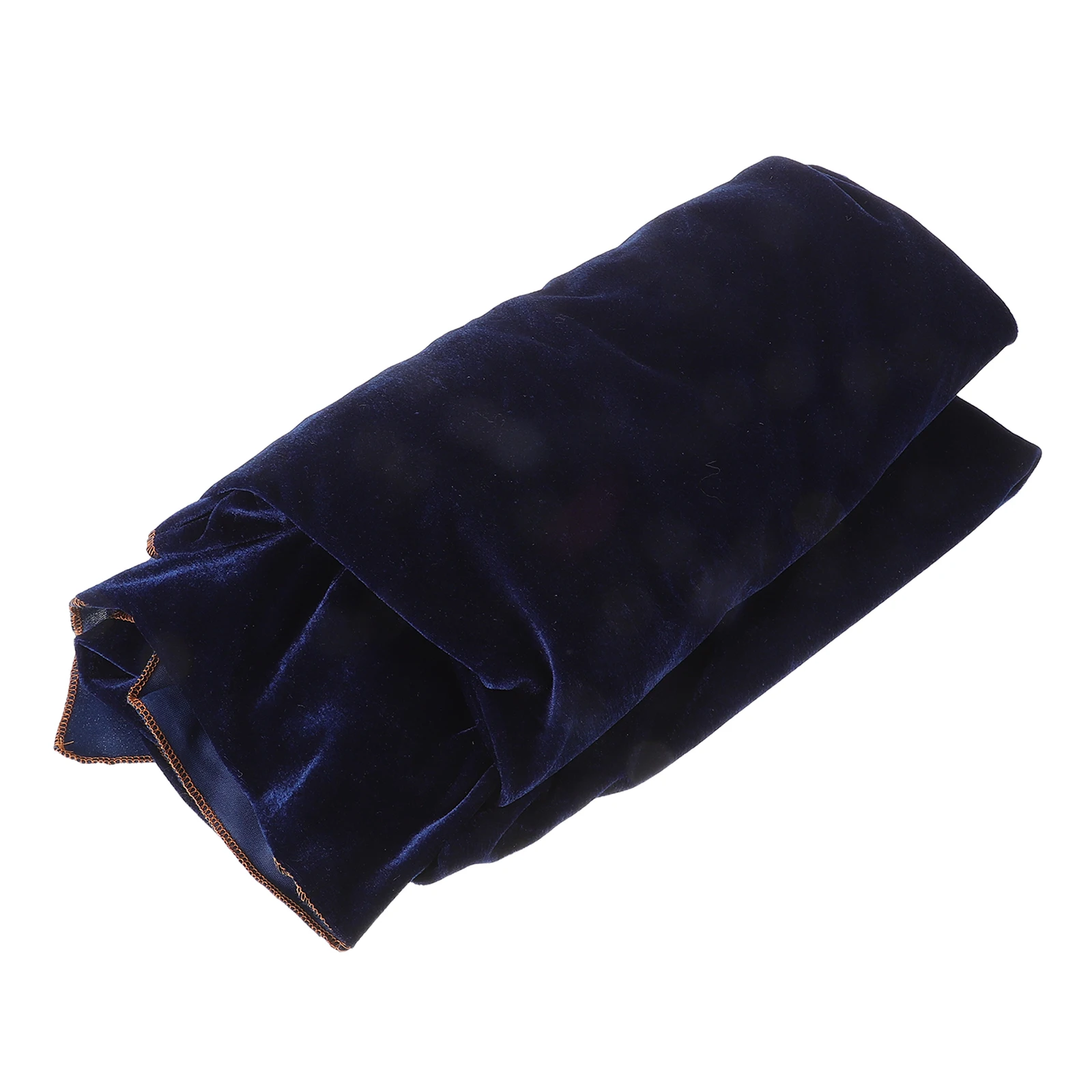 

Luxurious Velvet Piano Stool Cover Blue Single Seat Dust Proof Protective Slipcover for Upright Pianos Reusable Washable