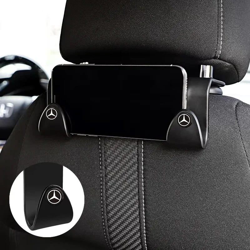 Car Seat Hooks Rear Seat Storage Bracke Accessories For Mercedes Benz GLK GLA A B C E Class C180 S200 S300 W176 W246 W205 W213 image 3