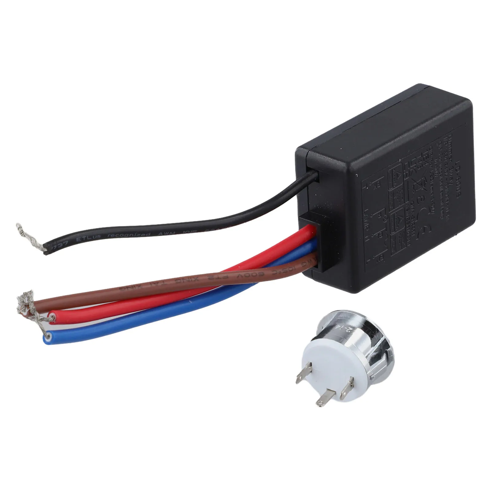 Touch Switch Inductive Switch Inductive Switch LD-600S LED Touch Sensor Switch PVC Black Solar Fittings High Quality 1pc