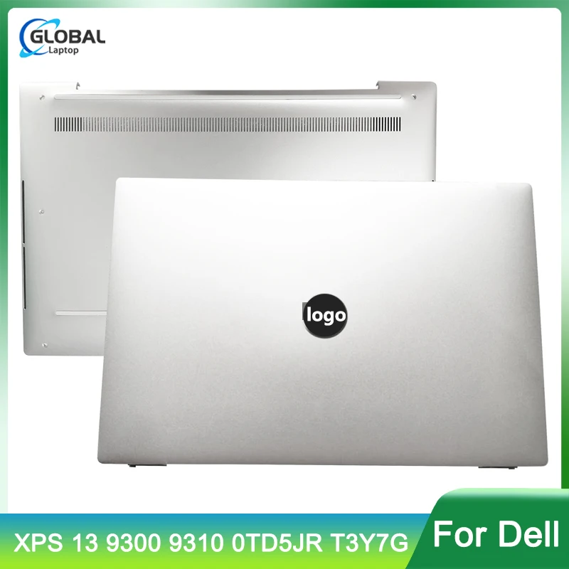 

Оригинальный Новый чехол для ноутбука Dell XPS 13 9300 9310, задняя крышка ЖК-дисплея, задняя крышка, чехол для ноутбука 03RWWX 0T3Y7G, серебристый