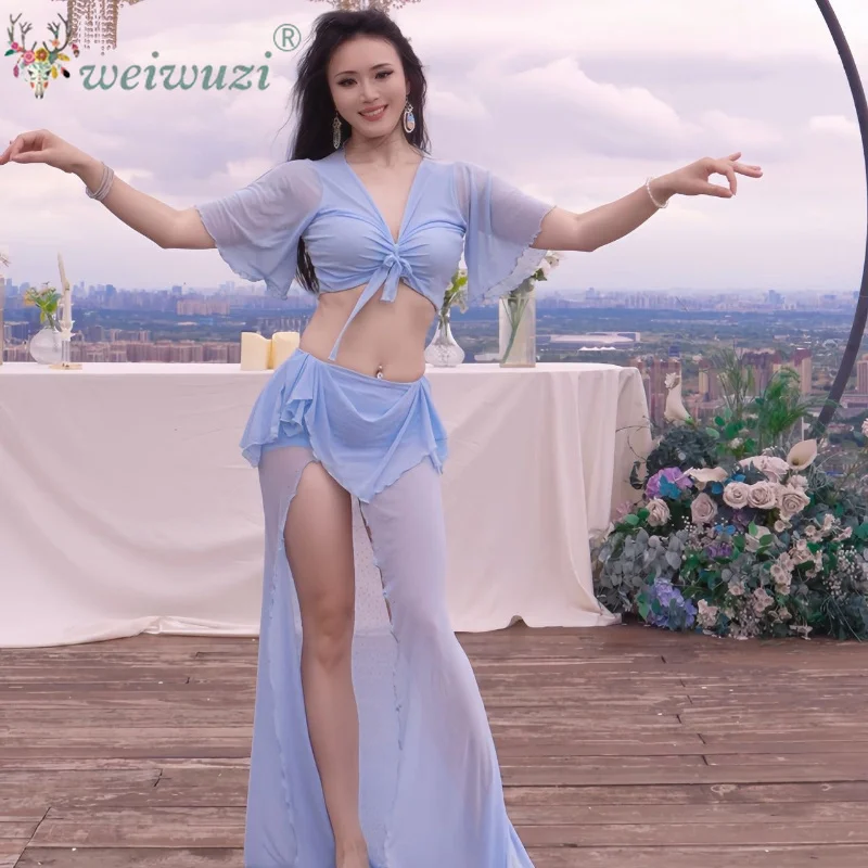 belly-dance-practice-clothes-women-comfortable-breathable-mesh-set-oriental-dance-training-clothes-team-performance-costume