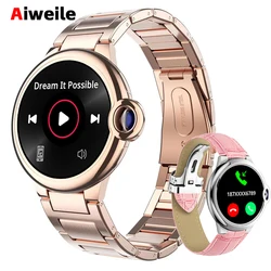 Music Controller Smartwatch Blue Balloon Watches Women Aiweile AW28 for Android IOS Fitness Korean Support Waterproof Fitness