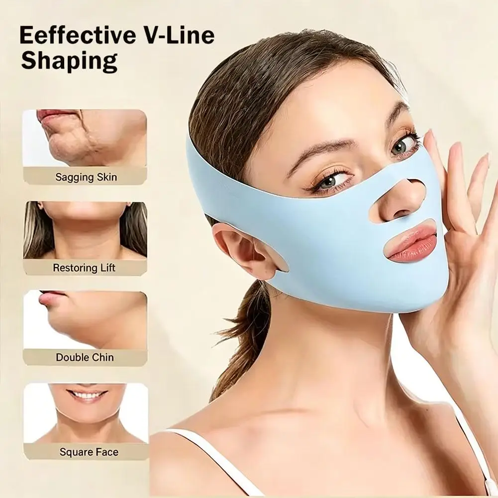 Face Slimming Bandage Face Lifting V Line Shaper Chin Cheek Lift Up Belt Anti Wrinkle Strap Facial Beauty Skin Care Tools view 6