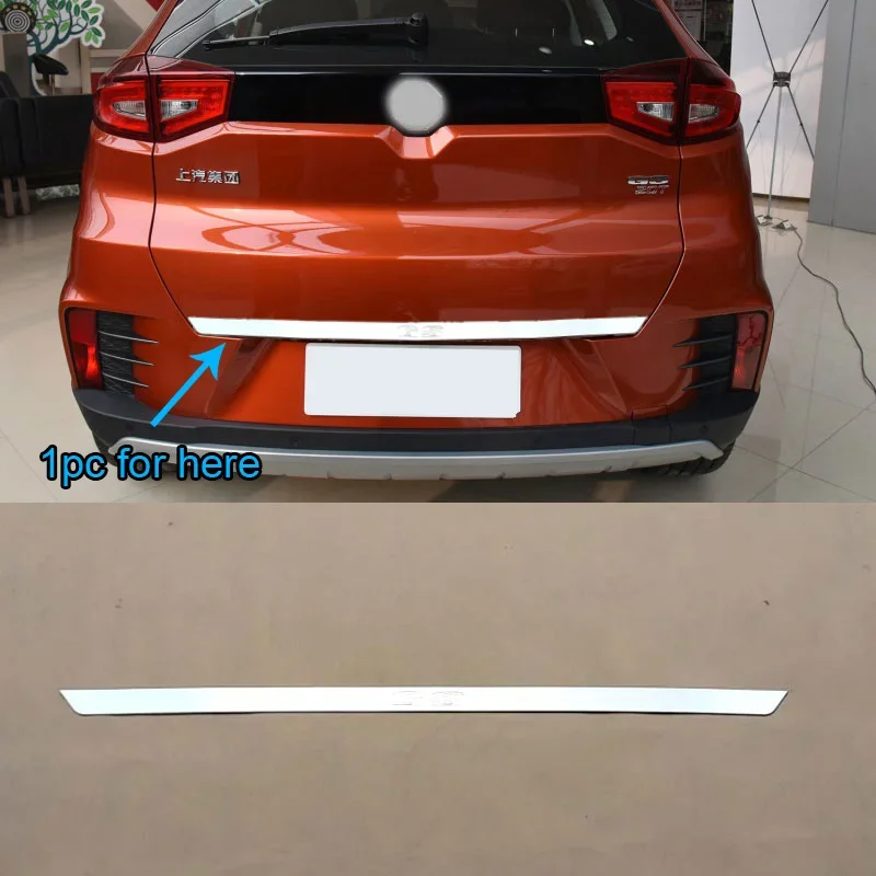 1 pz Per MG GS 2015-2017 MG3 2020 Scatola di Prenotazione Trim Decorazione Della Porta di Coda In Acciaio Inox