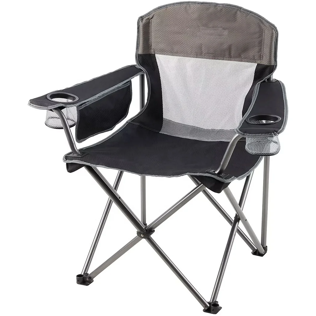 

Mesh Folding Camping Chairs for Adults, Oversized Portable Outdoor Chairs