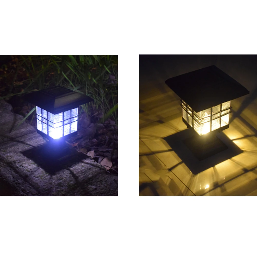 Waterproof Landscape Garden Solar LED Light Outdoor Post Bridge Hat Column Fence Lamp Safety Night Light Solar Lamp