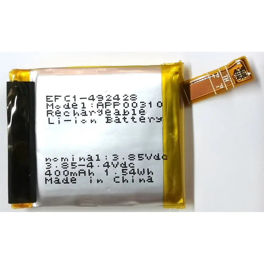 

APACK APP00310 A2801 Replacement Battery for Fossil Gen 6 /EFC1-492428 Smart Watch 3.85V 400mAh 1ICP5/24/28
