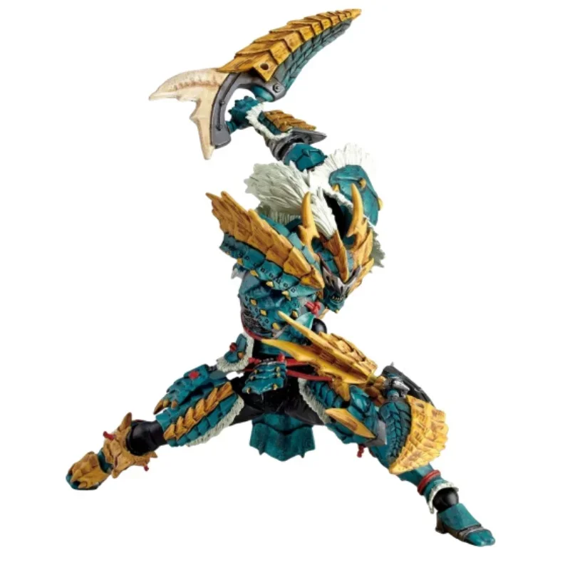 

Ocean Hall Yamaguchi Monster Hunter Male Hunter Male Fire Dragon With Thunder Wolf Dragon Joint Can Do Model Toy Color Box Gift