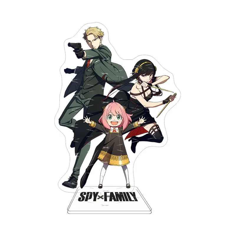 15CM SPY×FAMILY Anime Figure Anya Forger Yor Forger Acrylic Stand Model Plate Desk Decor Standing Sign Fans Gifts 38 Styles