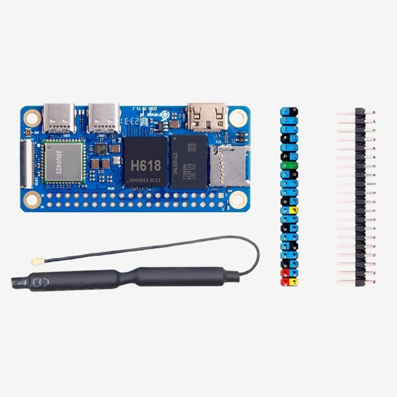 For OrangePi Zero2W 2GB 4GB 1GB 1.5GB DDR4 Development Board Cortex A53 H618 WiFi5 BT5.0 Single Board for PC Computer