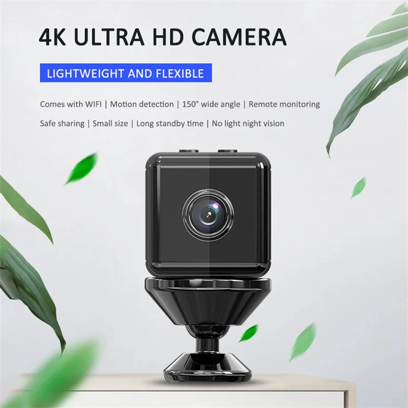 X6D Mini Camera Wifi 1080P/4K HD Micro Camera Night Vision Sensor Motion Waterproof Camcorder Video Surveillance Cam