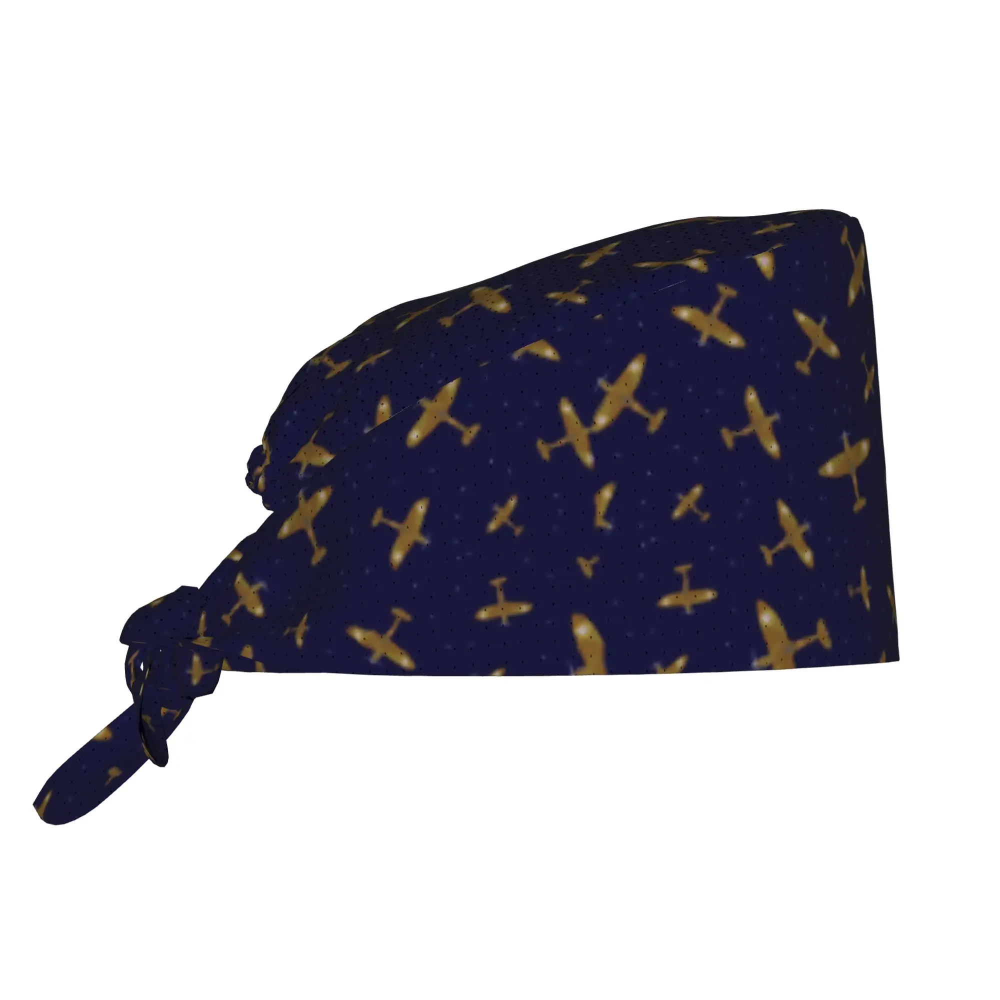 Custom Spitfire War Planes Working Cap Surgical Hats Men Women Airplane Aviator Pilot Fighter Operator Hats Lab Works Hat