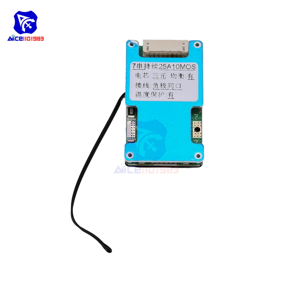 BMS 7S 24S 15A/20A/25A Lithium Battery Protection Board With Balance And Temperature Protection 7S BMS image 3