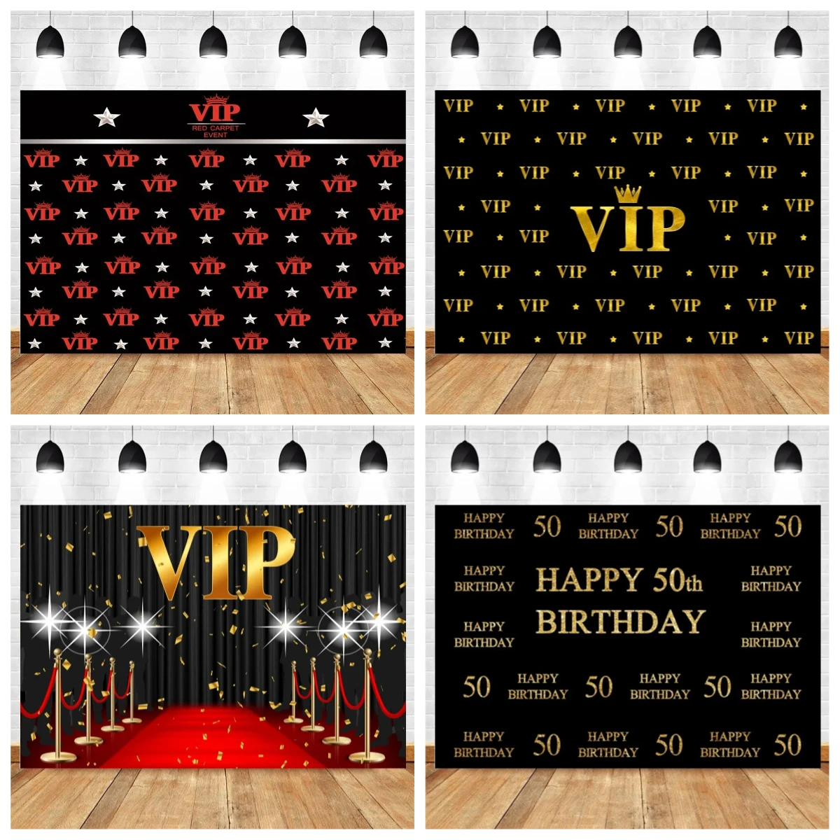 

VIP Red Carpet Event Party Backdrop Star Show Catwalks Stage Movie Celebrity Activity Award Adult Birthdy Party Background Decor