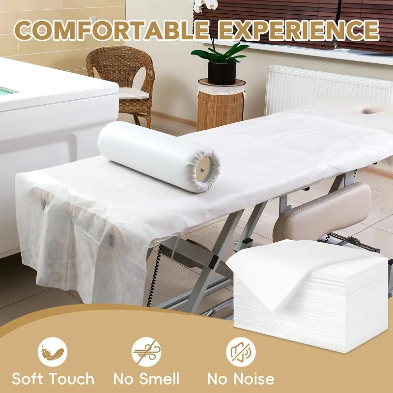 100pcs Disposable Massage Table Sheets Non-Woven Fabric Bed Covers for Ultimate Hygiene And Comfort In Massage, Tattoo, And Spa view 3