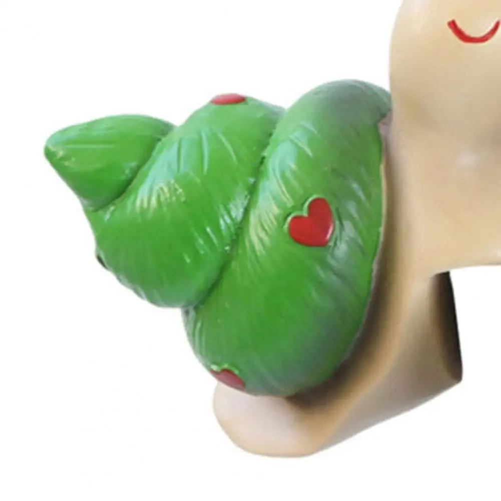 

1 Pair Snail Plant Decoration Cartoon Resin Snail Figurine with Spring Tentacles for Home Garden Indoor Plants Ornament