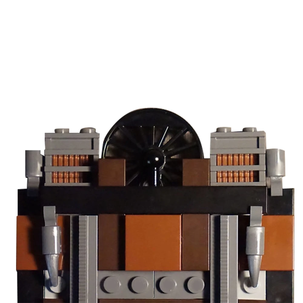 

Строительные блоки Moc «Локомотивы» в форме крокодила