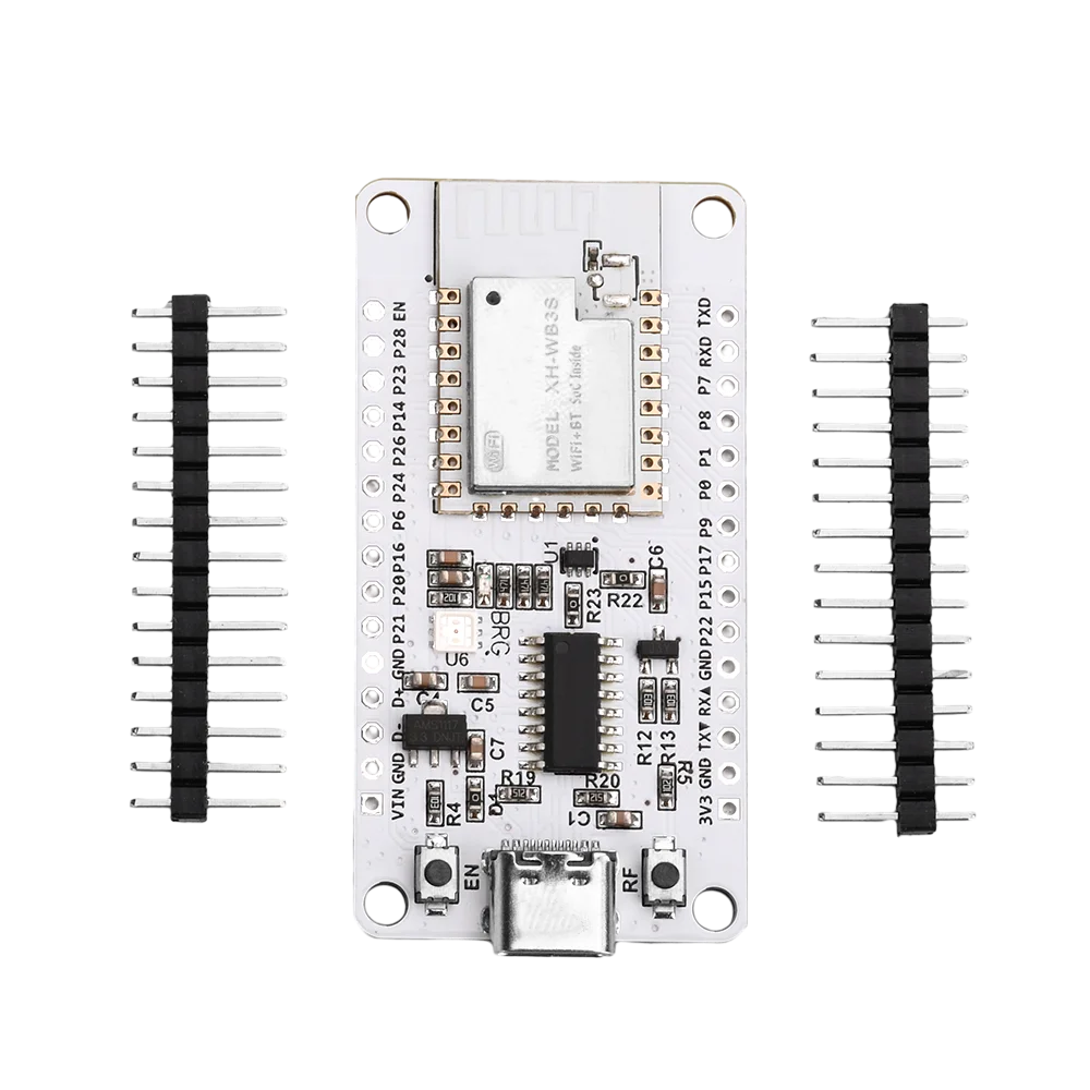 

NiceMCU-WB3S Development Board Wifi Bluetooth Module Ch340 Onboard Wb3S Module Built-in BK7238 Chip