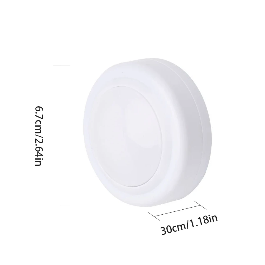 3 ألوان تحت الكابين ضوء بطارية لاسلكية LED أضواء التحكم عن بعد عكس الضوء خزانة مصباح الليل لغرفة النوم المطبخ عرض