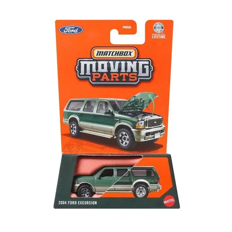 Coche de Juguete Matchbox Original con Piezas Móviles, Escala 1/64, Modelo de Metal Fundido a Presión, Ford Excursion 2024, Colección de Juguetes, Regalo de Cumpleaños