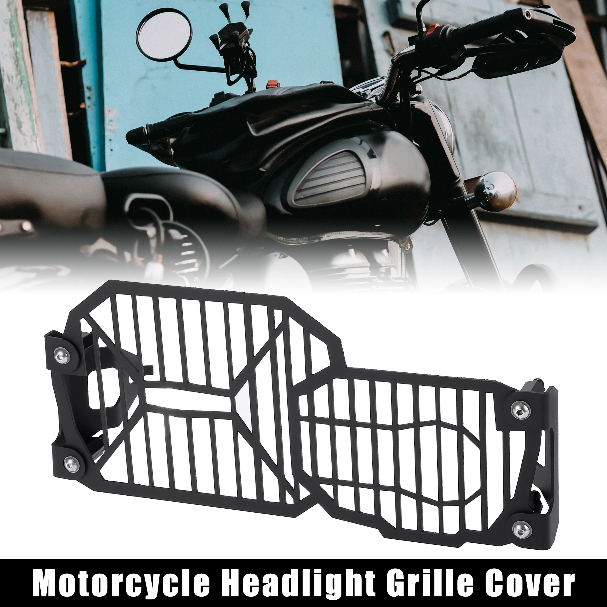 

Motoforti Motorcycle Front Headlight Grille Guard Cover Headlamp Protector Replacement for BMW F650GS F700GS F800GS