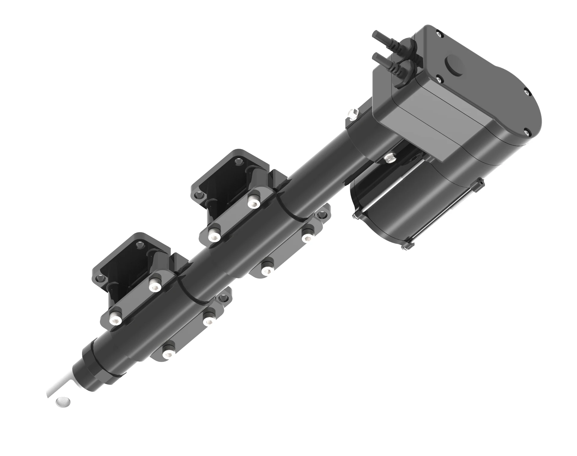 Attuatore elettrico di ventilazione per bestiame che trasporta l'alimentazione 5000N IP66 168W 4.2mm/s Attuatore lineare per azienda agricola