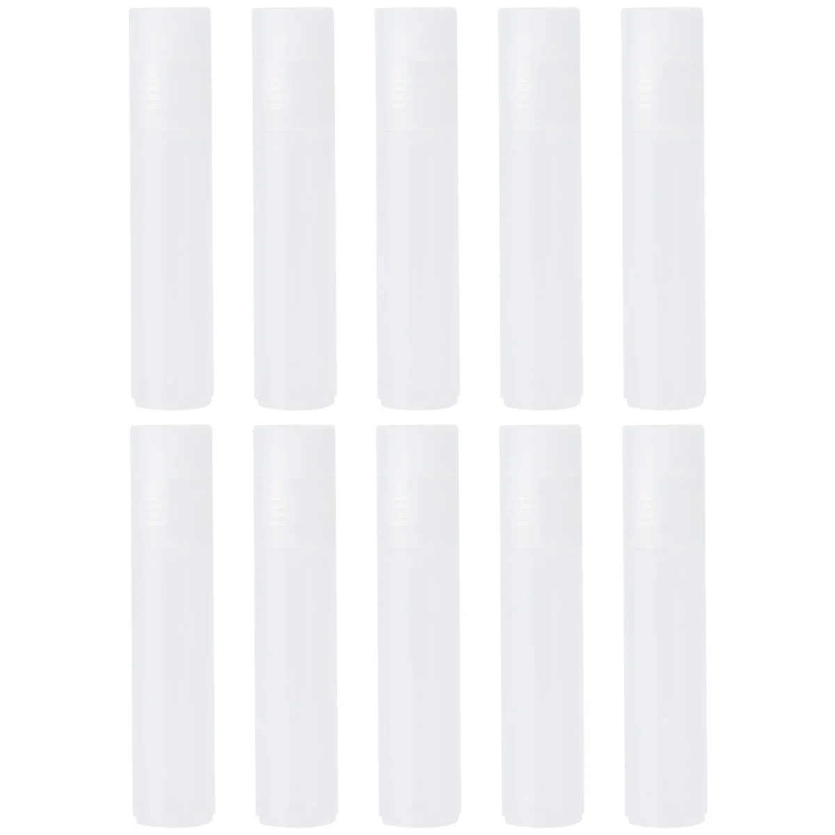 

10Pcs 10Ml Portable Roll-on Bottle Strong Sealing Cap Refillable Mini Container for Essential Oil Natural Oil Perfume DIY