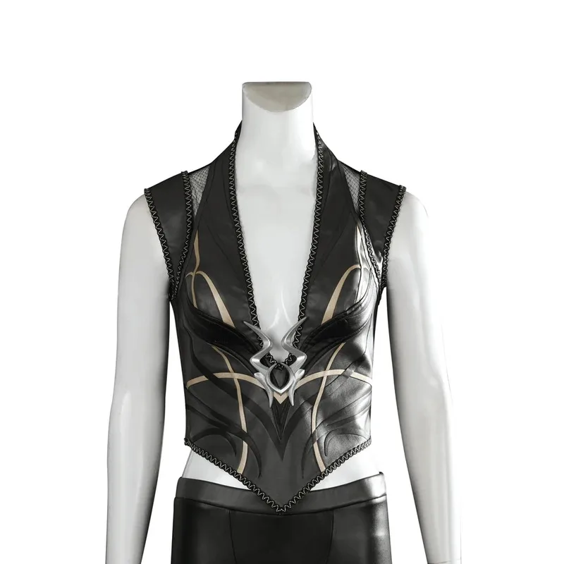 جودة عالية الأسود تأثيري حلي مثير الإناث Baldur دعوى بوابة 3 Shadowheart سترة السراويل العناصر الفردية بيع if;3