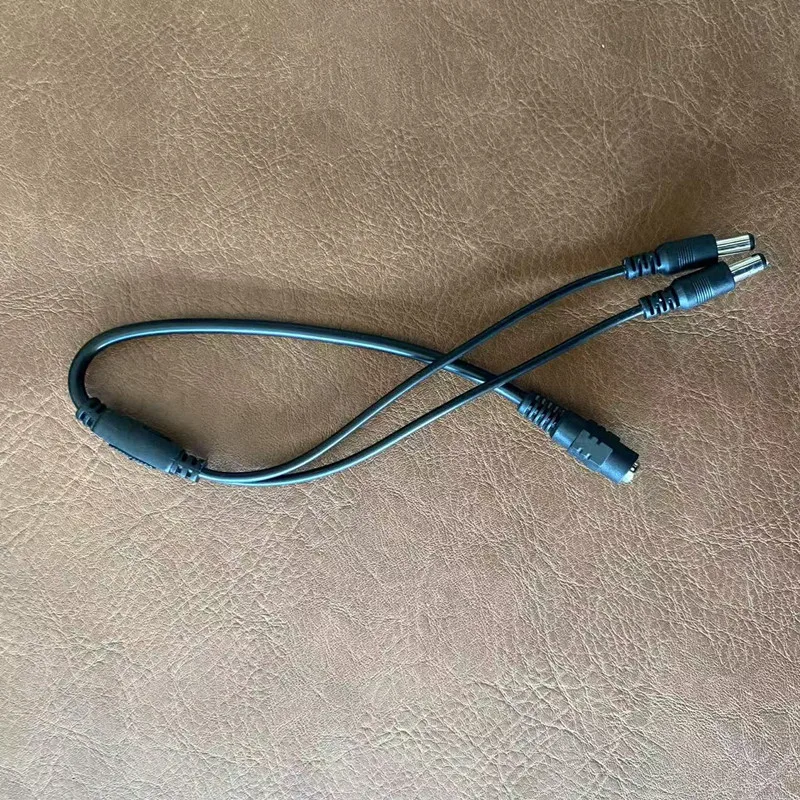 DC12V 1 Female to 2/4/8 Male Power Splitter Cable 2.1*5.5mm for CCTV Camera Security DVR Accessories LED Light Strip