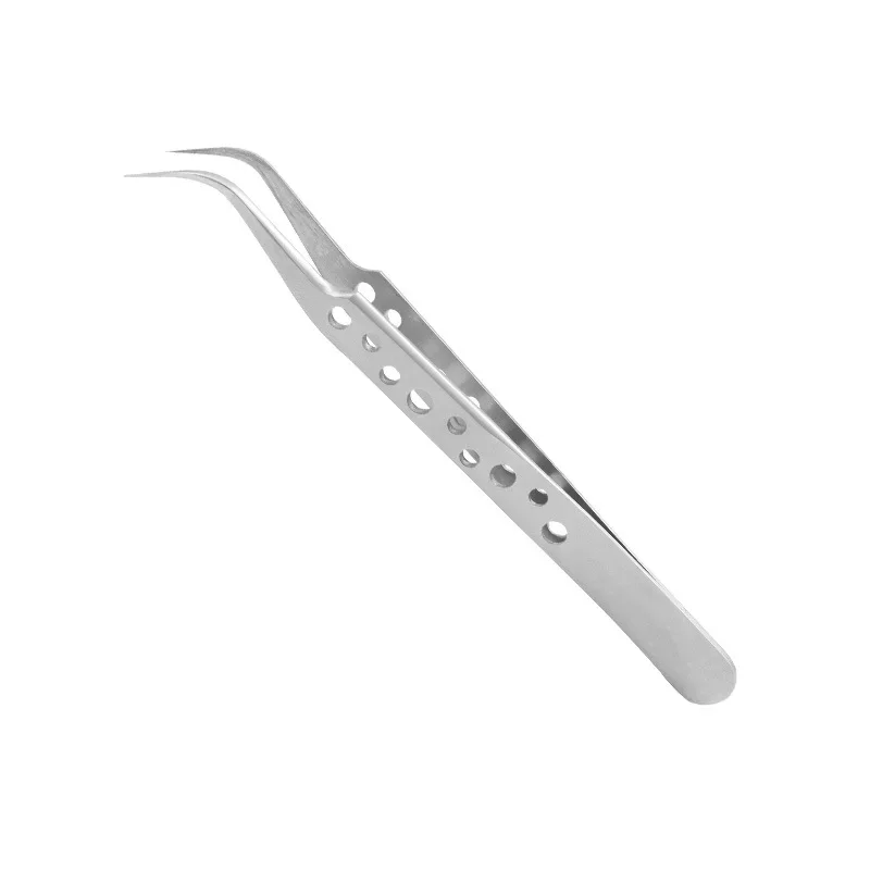 Eyelash Extension Tweezers Makeup Tools Stainless Steel Non-magnetic Pincet False Eyelash Tweezers 3D accurate tweezers