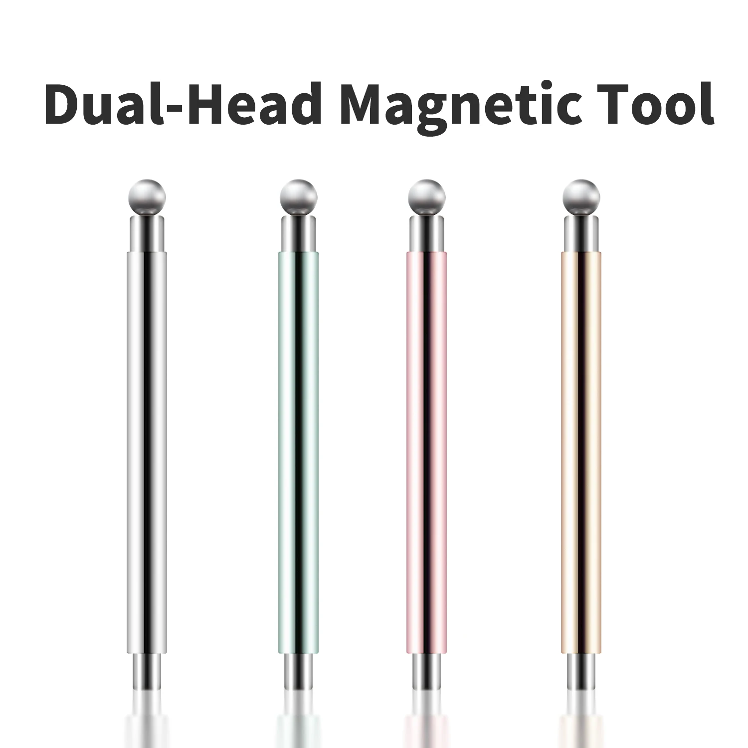 عين القط مسمار الفن أداة مغناطيسية عصا أسطوانية مع الكرة المغناطيس مانيكير ملحق لتأثيرات الخرزة الزجاجية يناسب طلاء جل الأشعة فوق البنفسجية #6