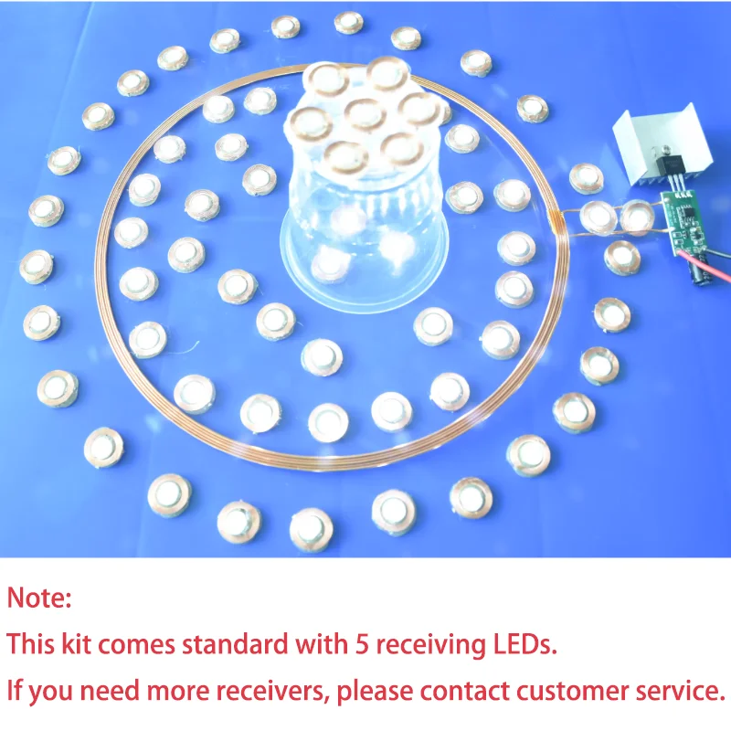 110mm Distance Starry Sky One to Multi-Micro Receiving Wireless Charging Power Transmission Module