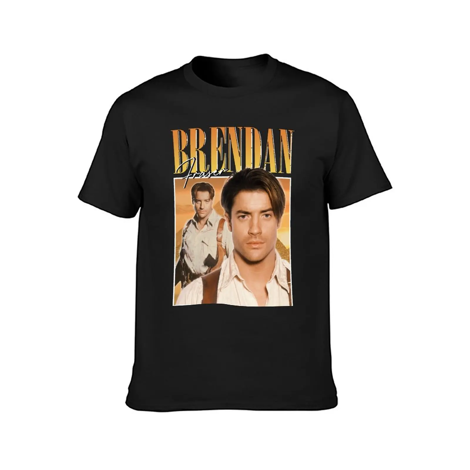 Brendan Fraser 90s style T-Shirt street wear hippie clothes outfits for men