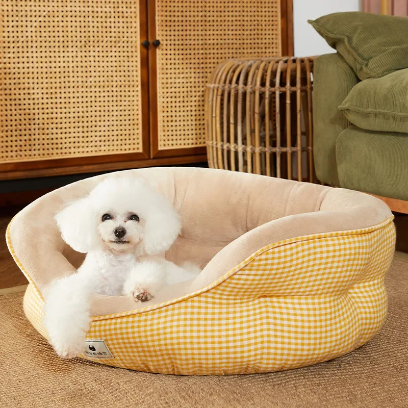 Imagem -03 - Universal Small Dog Kennel Teddy Bichon Cama Sofá Cyber Celebridade Cat Nest Pet Fornecimentos Suprimentos Quentes Inverno Four Seasons