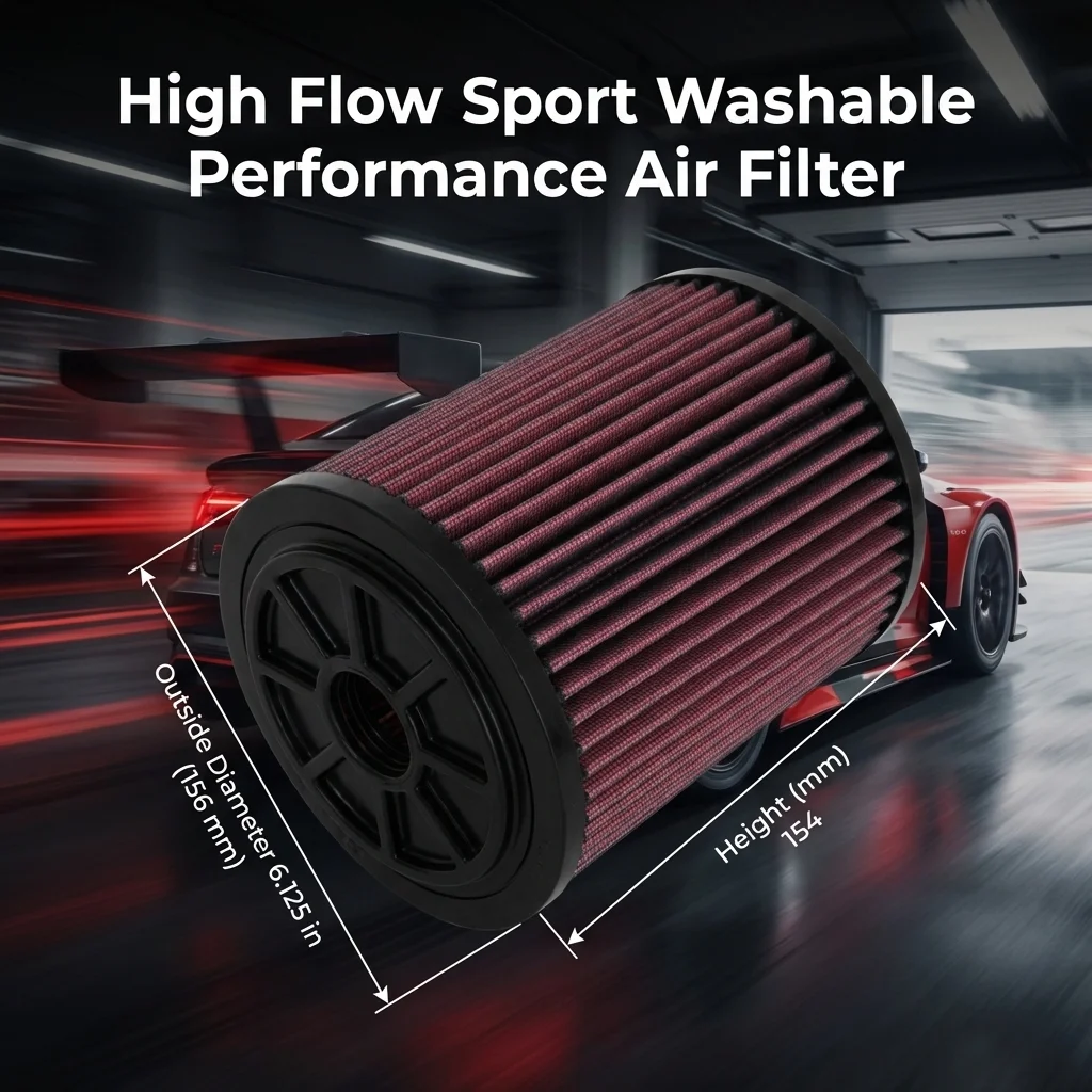 

Спортивный моющийся воздушный фильтр высокой производительности E-0640 для Audi A6 A7 2019-2025 2.0