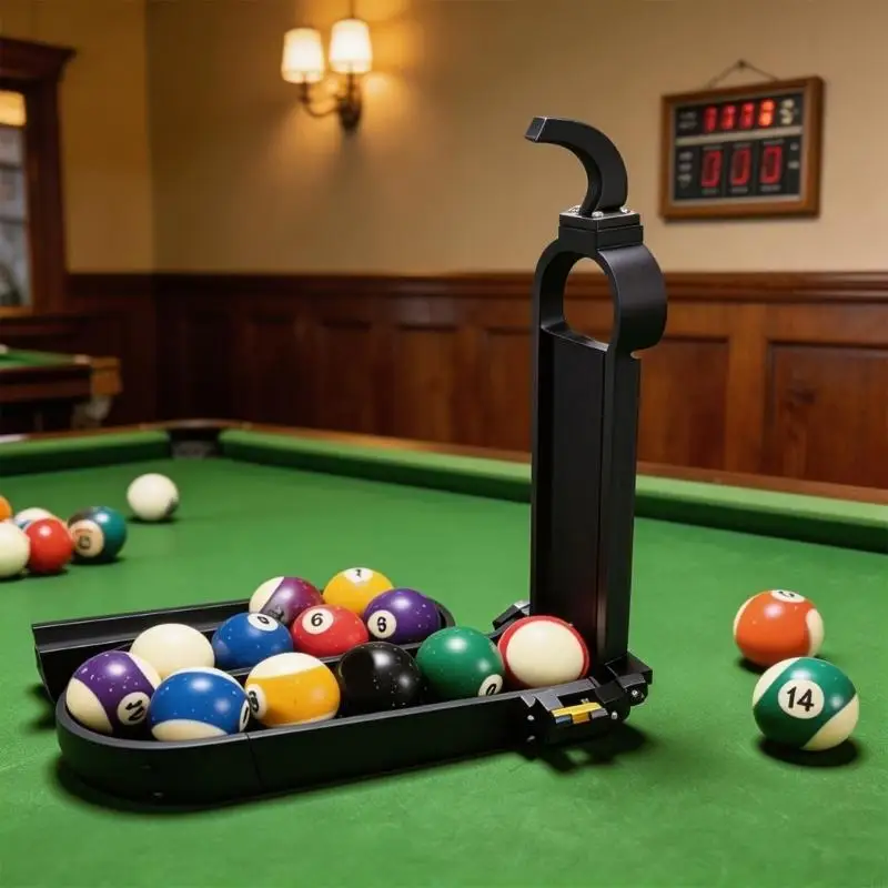 

Small Plastic Billiard Ball Rack Holds 15 Balls For Personal Practice meetings 24BD