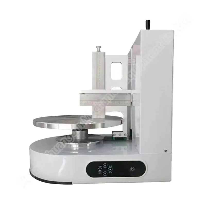 Cake Plastering Machine Automatic Cake Spreading Coating Machine 8 Inch Cake Cream Coating Spreading Machine