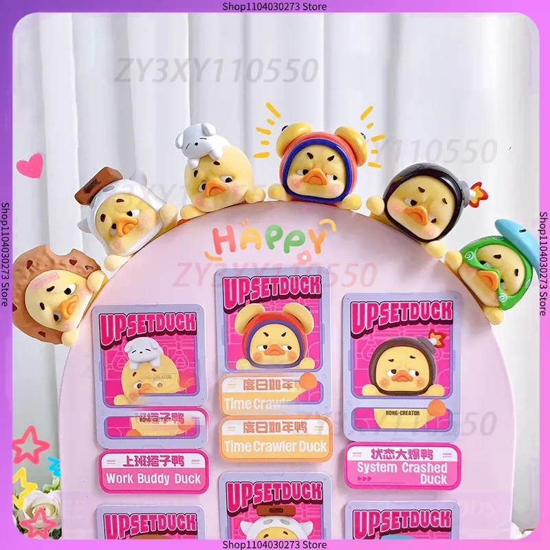 

Upsetduck Status Display Duck Series Blind Box Upsetduck Hippers Action Figure Mystery Box Duck Anime Figurine Mystery Box Toys