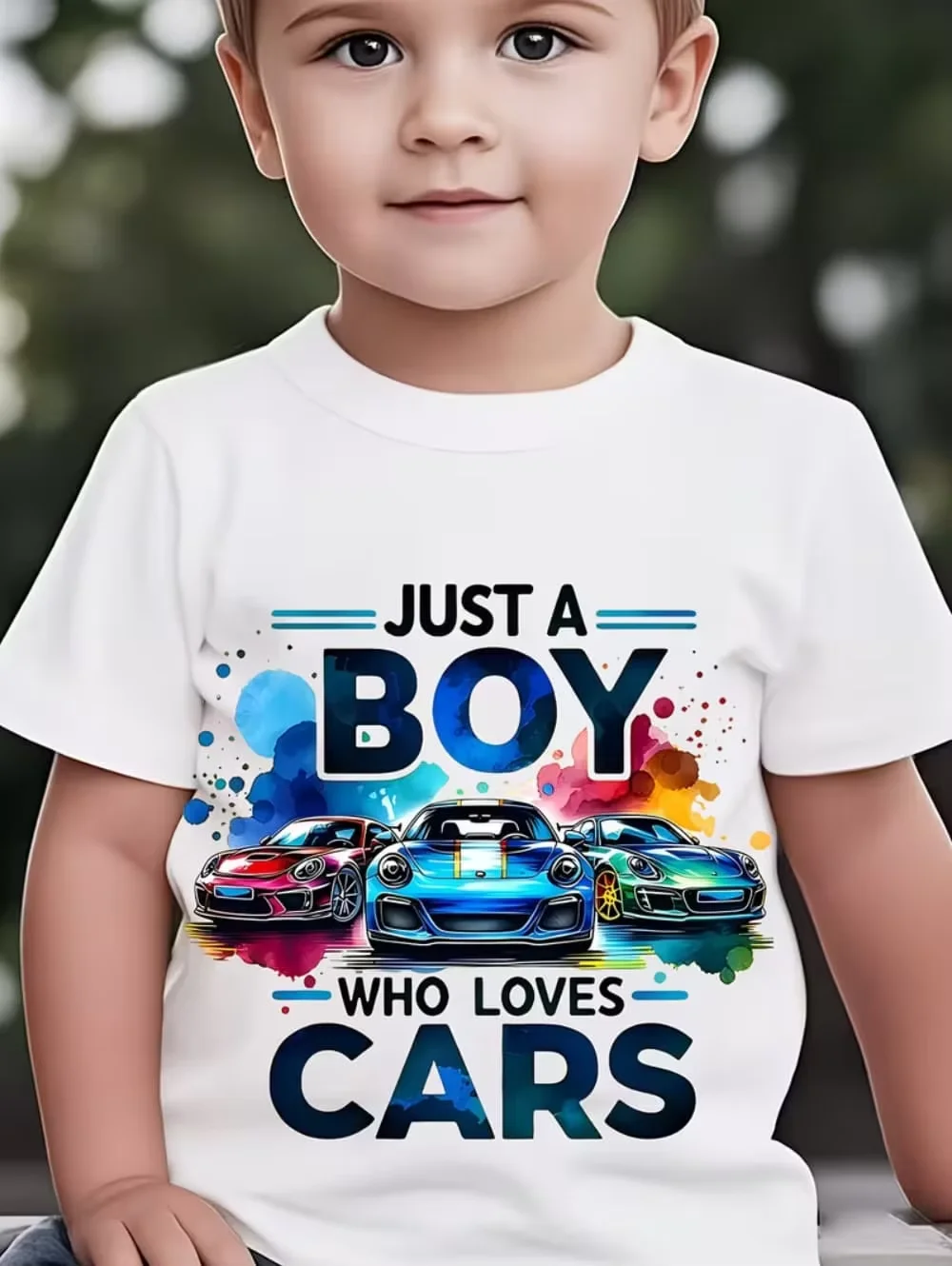 Kids Clothes Boys Tshirt Short Sleeve Stylish Car Racing Graphic T Shirts Children Summer Clothes Casual Streetwear Boys Clothes