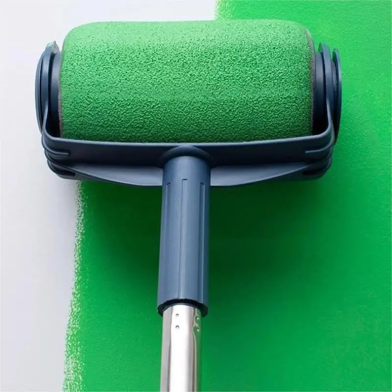 1Pcs Paint Roller Brush - Handheld Paint Roller - Cleaning Paint Roller - Roller Tool For Painting Room Walls Ceilings Floors
