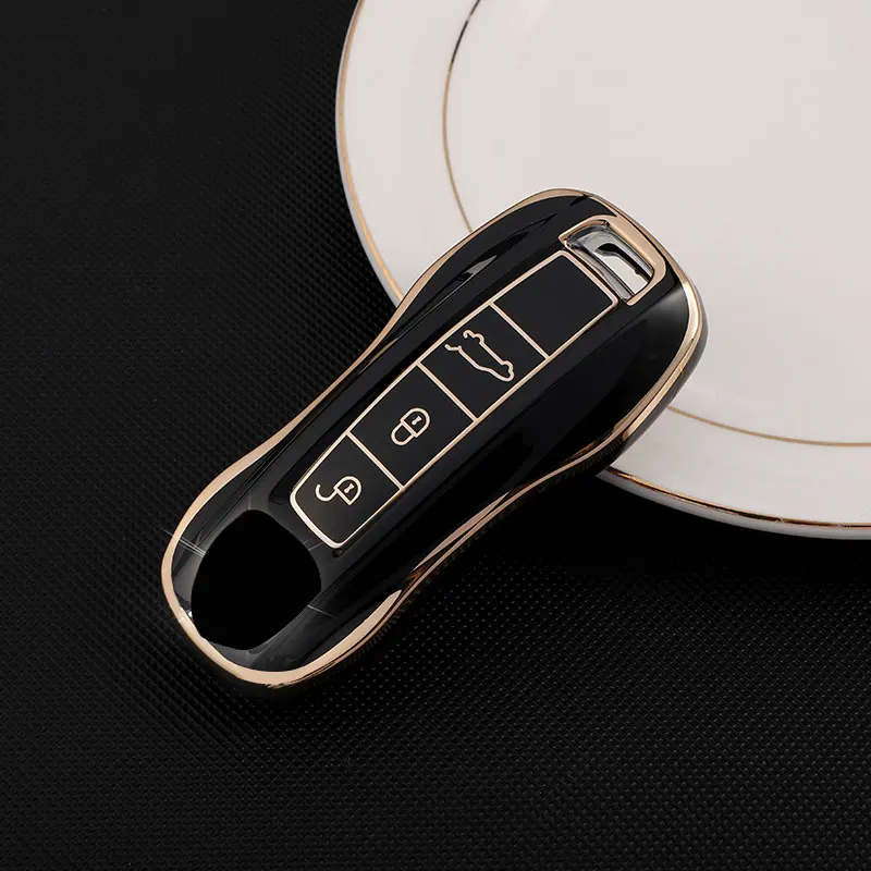 Car Key Case for Porsche Panamera Carman Macann Bobst Cayenne 911 970 981 991 996 92A Cover Shell Fob Protector Accessories