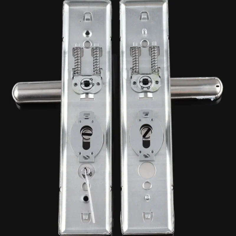 Universal Household Entry Door Lock Set, espessamento Multifuncional Anti-Roubo Maçaneta, painel de hardware