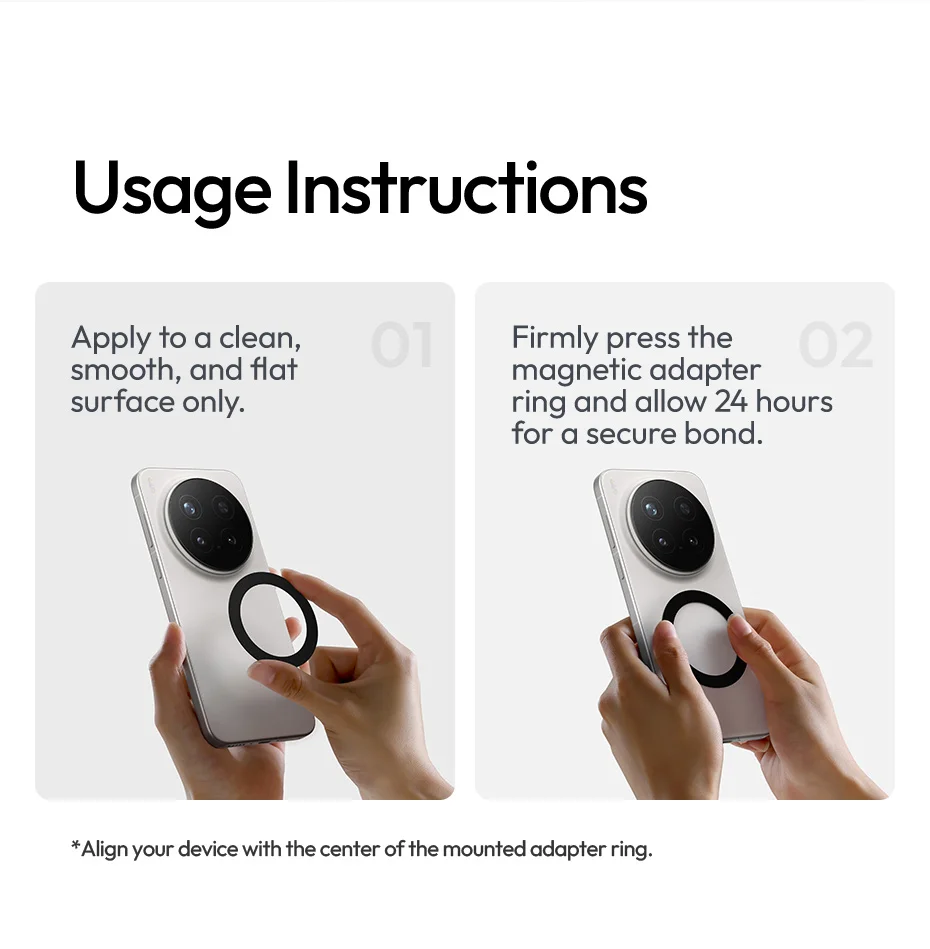 Ulanzi MA02 Phone Stand Slim Foldable Design MagLock Dual Magnetic with Universal 1/4" Mount for Gym Refrigerator Selfie Stick