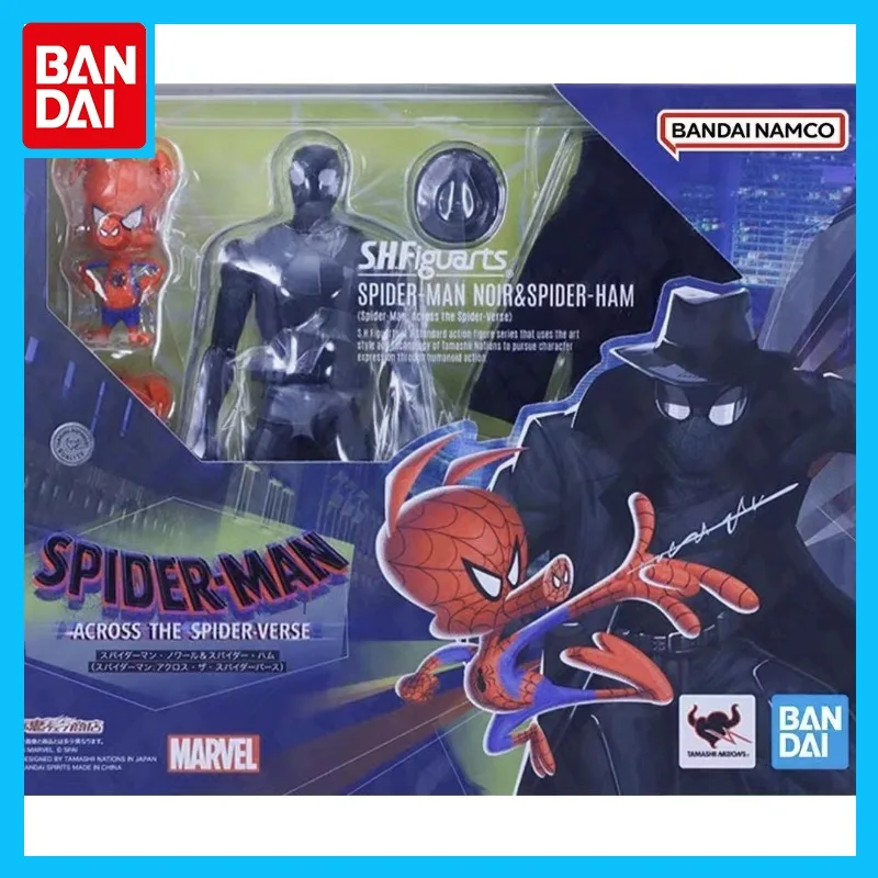 

Bandai Original Genuine Spider-Man Across The Spider-Verse Peter Parker Action Figure Toys for Boys Girls Gift Collectible Model