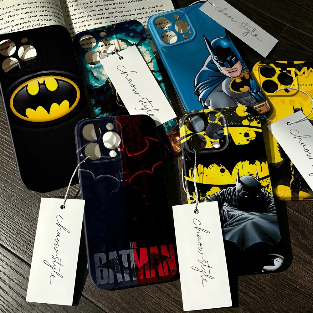 Anime Batmans Phone Case for Samsung Galaxy S20 S21 S22 S23 S24 S25 S26 FE Plus Ultra 4G 5G Glossy Film Hard PC Cover